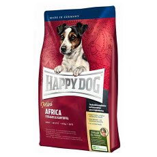 Happy Dog Supreme Mini Africa Strauss & Kartoffel / Сухой корм Хэппи Дог для собак Мелких пород Африка (мясо Страуса)
