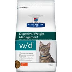 Hills Prescription Diet w\d Digestive Weight Management / Лечебный корм Хиллс для кошек при Сахарном диабете Запорах Колитах