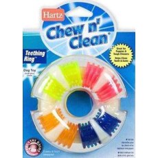 Hartz Chewn Clean Teethingring Toy / Игрушка Хартц для собак "Кольцо для очищения зубов и массажа десен" со вкусом бекона