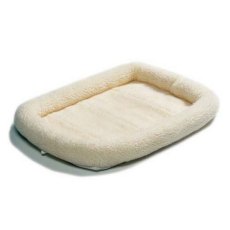 MidWest Quiet Time Pet Bed / Лежанка Мидвест Флисовая Белая