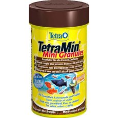 Tetra Min Mini Granules / Корм Тетра в mini гранулах для молоди и мелких рыб 100 мл