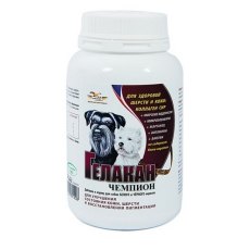 Гелакан "Чемпион" для собак белого и черного окрасов 150 г