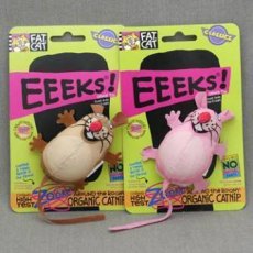 Fat Cat Eeeks / Игрушка Фэт Кэт для кошек Мышка Мягкая