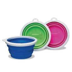 Bamboo MK810282 Миска для собак (складная), объем 710 мл, силикон, Silicon Travel Bowl (2 cup)