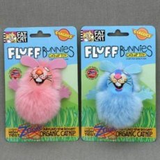 Fat Cat Fluff Bunnies / Игрушка Фэт Кэт для кошек Пушистый кролик Мягкая