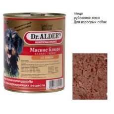 Dr Alders / Консервы Доктор Алдерс для собак всех пород Птица (цена за упаковку)