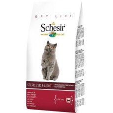 Schesir Сухой корм для Стерилизованных Кошек и с Избыточным весом