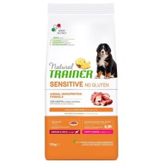 Trainer Natural Sensitive No Gluten Medium/Maxi Puppy Junior / Сухой Безглютеновый корм Трейнер для Щенков и Юниоров Средних и Крупных пород Утка