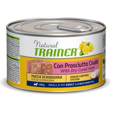 Trainer Natural Small & Toy Adult / Консервы Трейнер для взсролых собак Мелких и Миниатюрных пород Сыровяленая ветчина и Рис (цена за упаковку)