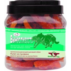 Green Qzin Выносливость / Лакомство Грин Кьюзин для собак сушеное Куриное мясо на ломтике батата