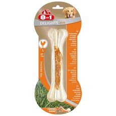 8in1 Delights Strong L / 8в1 Косточка сверхпрочная с куриным мясом для крупных собак