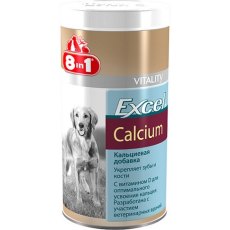 8in1 Excel Calcium / 8в1 Кальциевая добавка для собак Укрепляет зубы и кости