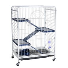 Kredo / Клетка Кредо для Шиншил на колесах выдвижной поддон 3 этажа