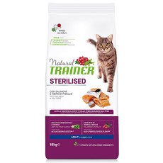 Trainer Natural Adult Sterilised / Сухой корм Трейнер Нейчерал для Стерилизованных кошек Лосось