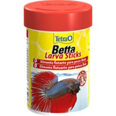 Tetra Betta LarvaSticks корм в форме мотыля для петушков и других лабиринтовых рыб 100 мл