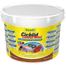 TetraCichlid Colour Mini корм для всех видов цихлид для улучшения окраса 10 л (ведро) TetraCichlid Colour Mini корм для всех видов цихлид для улучшения окраса 10 л (ведро)