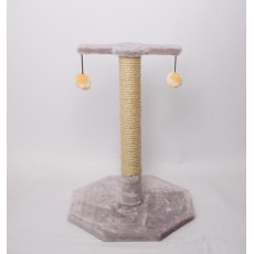 Лион / Когтеточка для кошек Искусственный мех Веревка джут 38х55х38см