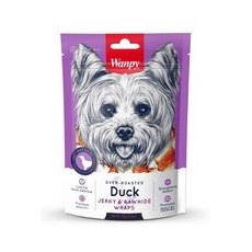 Wanpy Jerky & Rawhide Duck / Лакомство Ванпи Кости из сыромятной кожи с Утиным мясом