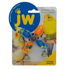 JW Activitoys Quad Pod / Игрушка для птиц Мельница с колокольчиками пластик