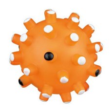 Trixie / Игрушка Трикси для собак "Мяч игольчатый" с пищалкой винил