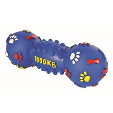 Trixie / Игрушка Трикси для собак "Гантель с лапками" с пищалкой винил