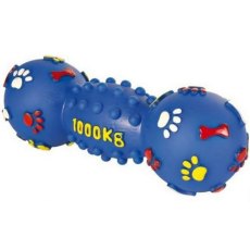 Trixie / Игрушка Трикси для собак "Гантель с лапками" с пищалкой винил