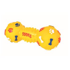 Trixie / Игрушка Трикси для собак "Гантель с лапками" с пищалкой винил