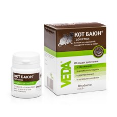 Veda Кот Баюн / Успокоительное средство Веда для собак и кошек Таблетки