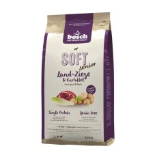 Bosch Soft Senior Farm Goat & Potato / Полувлажный Монопротеиновый Беззерновой корм Бош для Пожилых собак Козлятина Картофель