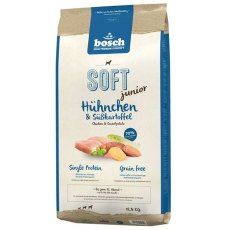 Bosch Soft Junior Chicken & Sweetpotato / Полувлажный Монопротеиновый Беззерновой корм Бош для Щенков Курица Батат Bosch Soft Junior Chicken & Sweetpotato / Полувлажный Монопротеиновый Беззерновой корм Бош для Щенков Курица Батат