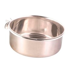 Trixie / Миска Трикси для попугаев с крепежом Металлическая