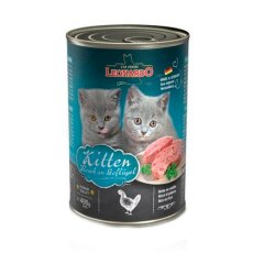 Leonardo Kitten Geflugel / Консервы Леонардо для Котят Птица (цена за упаковку)