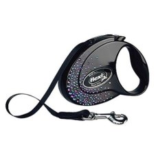 flexi Glam Splash Mystiс М tape 5 m, for dogs up to 25 kg / Рулетка флекси с Синими кристаллами Swarovski для собак весом до 25 кг, лента 5 м flexi Glam Splash Mystiс М tape 5 m, for dogs up to 25 kg / Рулетка флекси с Синими кристаллами Swarovski для собак весом до 25 кг, лента 5 м