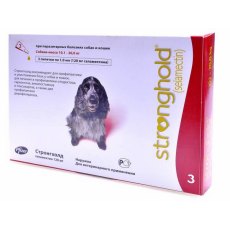 Zoetis Stronghold / Капли Стронгхолд Инсектоакарицидные для собак весом от 10 до 20 кг 12% 120мг