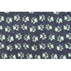 ProFleece / Коврик ПроФлис для животных Меховой многофункциональный Угольный/мята