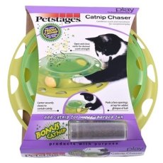 Petstages / Игрушка Петстейджес для кошек Трек с контейнером для кошачьей мяты