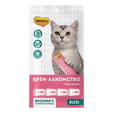 Мнямс Крем-лакомство для кошек с Тунцом Кацуо Мнямс Крем-лакомство для кошек с Тунцом Кацуо