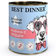 Best Dinner Exclusive Vet Profi Gastro Intestinal / Консервы Бест Диннер для собак Ягненок с сердцем (цена за упаковку) Best Dinner Exclusive Vet Profi Gastro Intestinal / Консервы Бест Диннер для собак Ягненок с сердцем (цена за упаковку)
