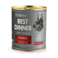 Best Dinner Exclusive Vet Profi Gastro Intestinal / Консервы Бест Диннер для собак Конина (цена за упаковку) Best Dinner Exclusive Vet Profi Gastro Intestinal / Консервы Бест Диннер для собак Конина (цена за упаковку)