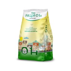 Наш Рацион / Сухой корм для взрослых кошек Мясное ассорти
