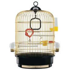 ferplast Клетка для птиц REGINA Ø32,5х49см Золотая