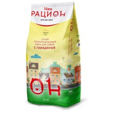 Наш Рацион / Сухой корм для взрослых собак с Говядиной