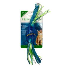 Feline Clean Dental / Игрушка Фелин Клин для кошек Конфетка прорезыватель с лентами Резина