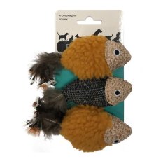 Petpark / Игрушка Петпак для кошек Рыбки 1х3шт