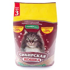 Сибирская Кошка / Наполнитель для кошачьего туалета Универсал