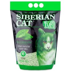 Сибирская кошка / Наполнитель для кошачьего туалета Тофу "Зеленый чай" Комкующийся