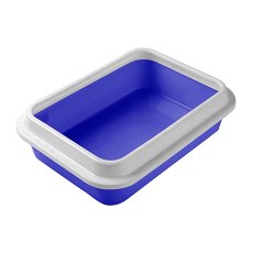 Сибирская Кошка / Туалет-лоток для кошек Глубокий с бортиком Цвета в ассортименте