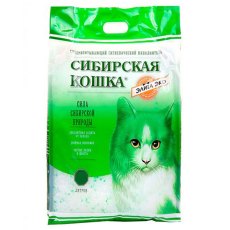 Сибирская Кошка Элита / Наполнитель для кошачьего туалета Эко Зеленые гранулы