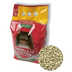 Сибирская Кошка / Наполнитель для кошачьего туалета для Длинношерстных кошек Экстра