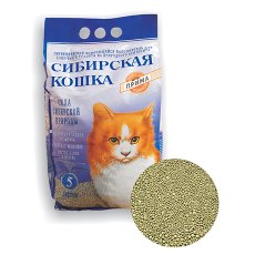Сибирская Кошка / Наполнитель для кошачьего туалета Прима Комкующийся